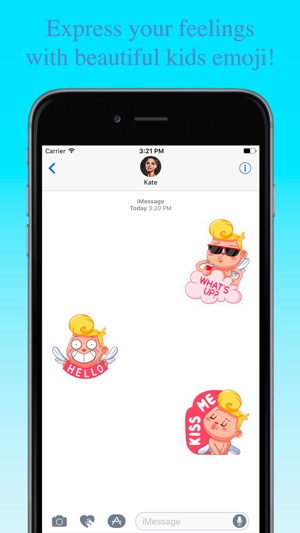 Funny Kids Love Emoji(圖1)-速報App