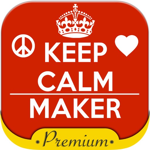 Keep calm poster generator – Pro icon