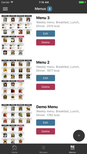 EasyMenu Balanced Meal Planner(圖2)-速報App