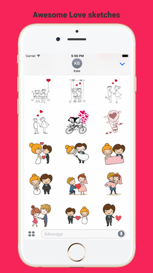 Love Handmade Drawing Sticker for iMessage(圖2)-速報App