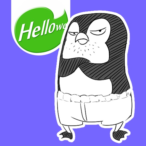 Hellowe Stickers: Uncle Penguin icon
