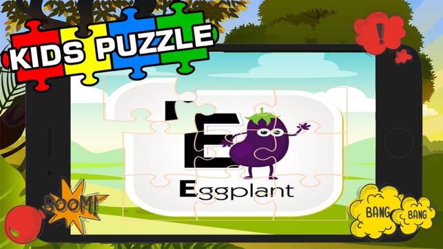 ABC Jigsaw Puzzle Vegetable Game Fun For Toddler(圖3)-速報App