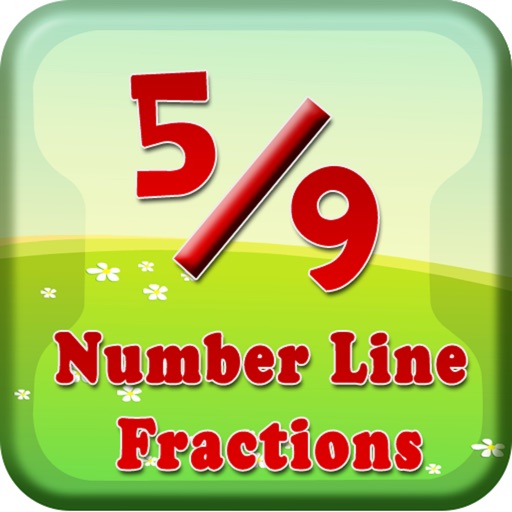 Number Line Fractions icon