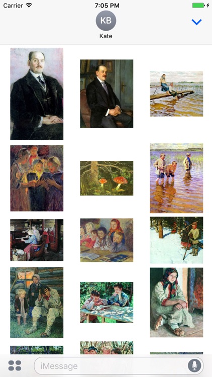 Nikolay Bogdanov Belsky Artworks Stickers screenshot-3