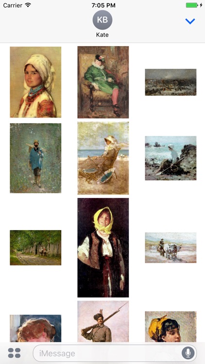 Nicolae Grigorescu Artworks Stickers