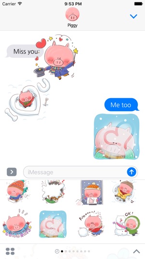 Super busy piggy : new year's winter story(圖5)-速報App