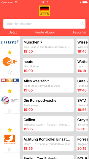 TV-Programm in Deutschland (DE)