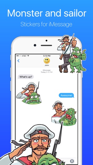 Monster and sailor Stickers(圖1)-速報App