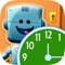 Learn to tell time is an educational game to read the time on a clock for Primary school children