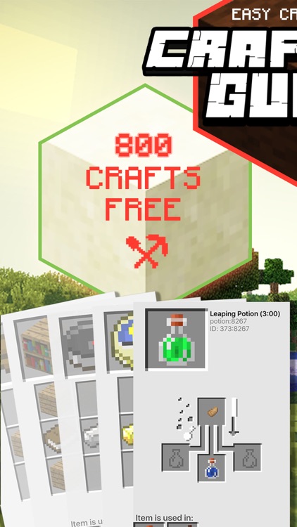 Crafting Guide for Minecraft: craft, video, stream