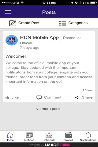R.D.National College screenshot 2