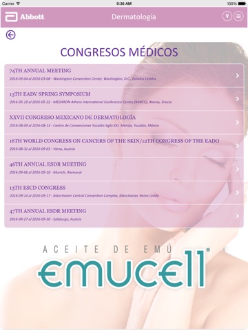 Dermatología CAD y Sudamérica for iPad screenshot 4