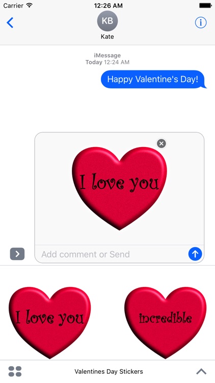 Valentine's Day Stickies