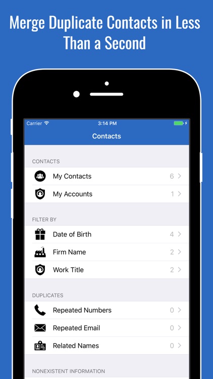 Backup Assistant - Merge, Clean Duplicate Contacts