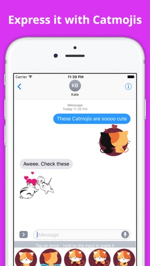 Catmoji 2017 - Cat Emojis & Stickers Keyboard(圖1)-速報App