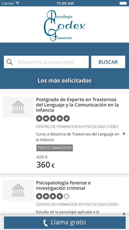 Psicología Codex Formación