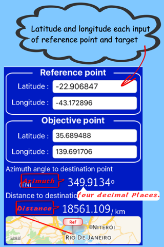 AzimuthCalc screenshot 2