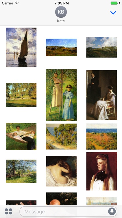 Joseph Decamp Artworks Stickers