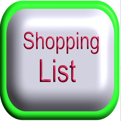 Big Font Shopping List icon