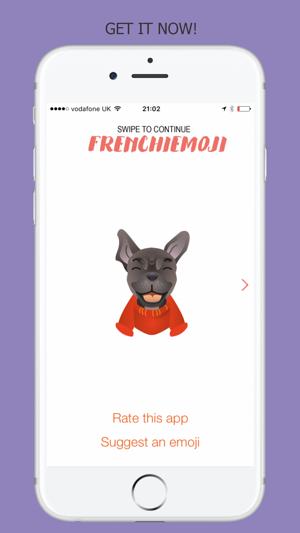 FrenchieMoji - French Bulldog Emojis(圖5)-速報App