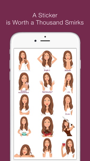 Telle-Kate: Chic stickers for women & girl talk(圖2)-速報App
