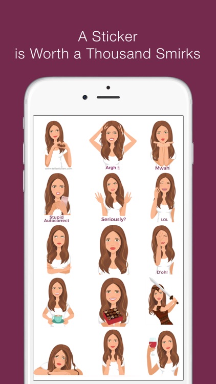 Telle-Kate: Chic stickers for women & girl talk