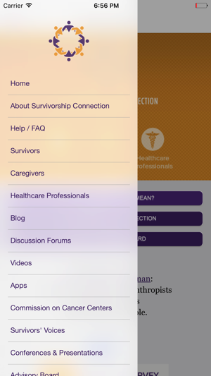 Cancer Survivorship Connection(圖1)-速報App