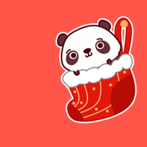 Winter Panda Stickers icon