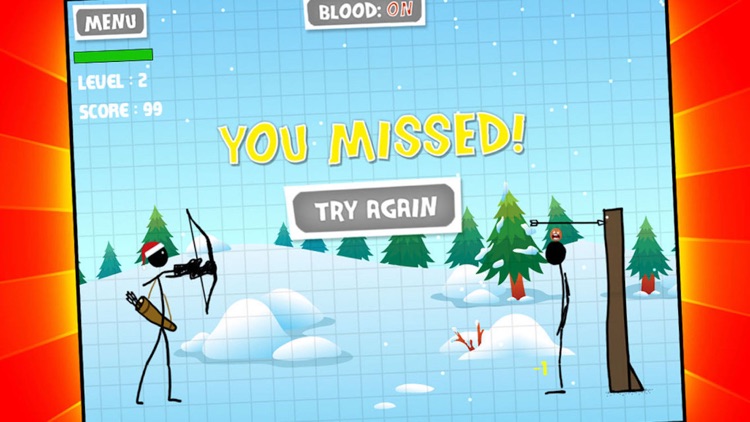 Gingerbread Stickman Bow Shooting Showdown Pro