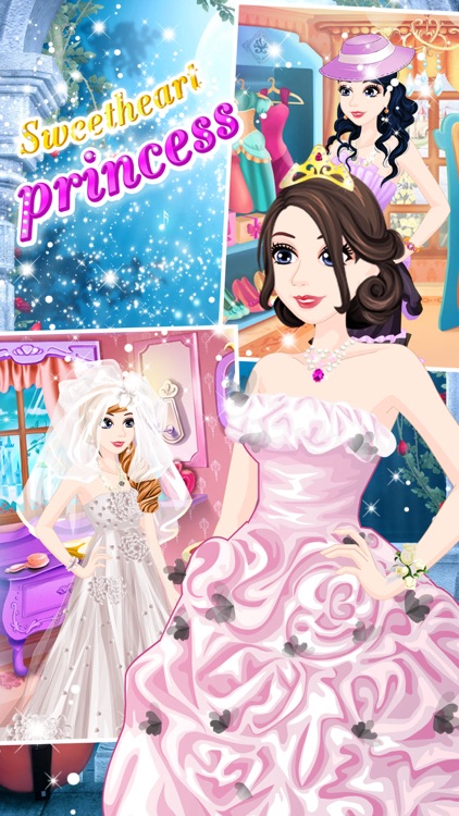 Sweetheart princess - Girls Dressup & Makeover