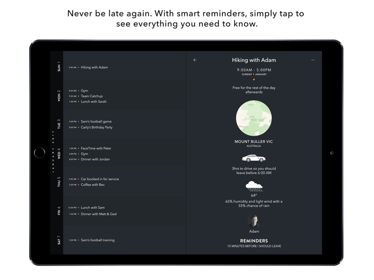 Timepage for iPad – Calendar by Moleskine