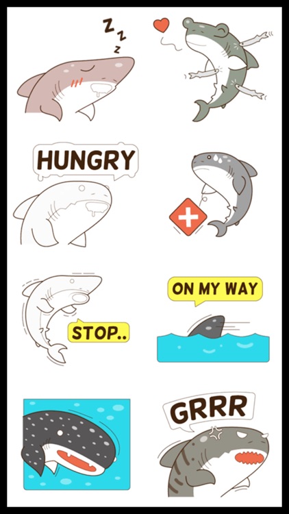 Shark Friends Stickers