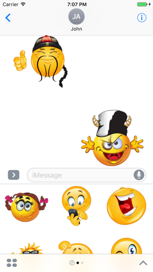 Emoticons Stickers For iMessage(圖2)-速報App