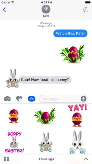 Chicks, Bunnies and Eggs - Springtime Sticker Fun(圖2)-速報App