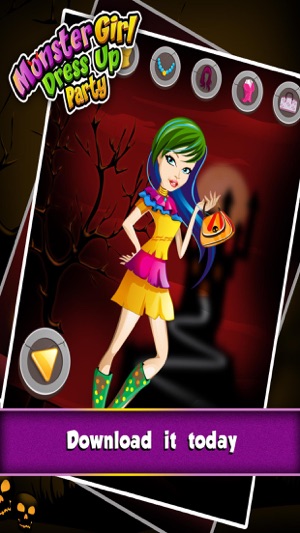 Monster Halloween Fashion Star Dress Up Game Free(圖5)-速報App