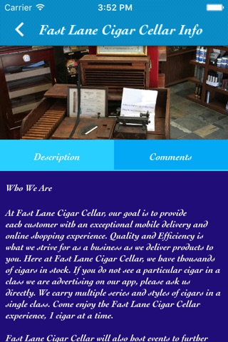 Fast Lane Cigar Cellar screenshot 2