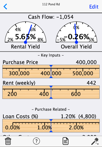 Rental Property Selector (Rental Yield Calculator) screenshot 2