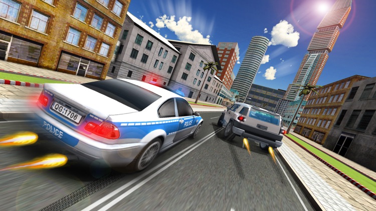 High-Speed Police Car Chase Criminal Pursuit Sim