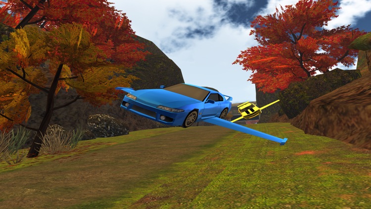 3D Flying Car VR Racing Simulator 2017 screenshot-3