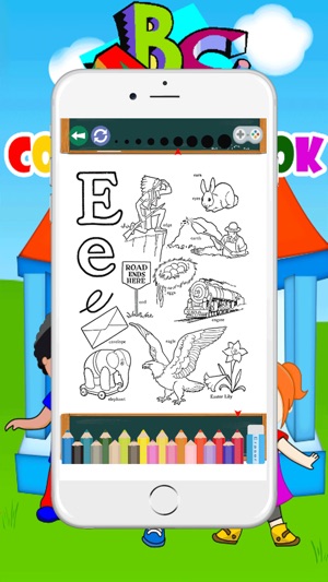 ABCD Alphabet ColoringBook For Kids(圖3)-速報App