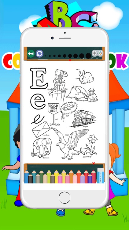 ABCD Alphabet ColoringBook For Kids