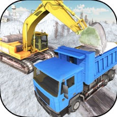 Activities of Off-Road Mountain Heavy Excavator Crane Op