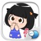 This is the official mobile iMessage Sticker & Keyboard app of Kanomchan Narak Character