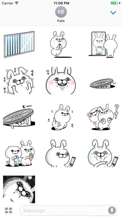 Tina The Sassy Cute Bunny Sticker Vol 3