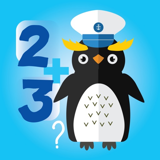 Penguin Racing Math Puzzle for Pingu Little Kids Icon