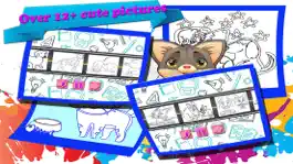 Game screenshot dog cats and pet - animal face coloring book pages apk