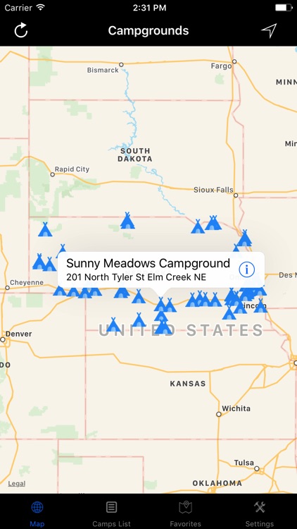 Nebraska – Campgrounds & RV Parks