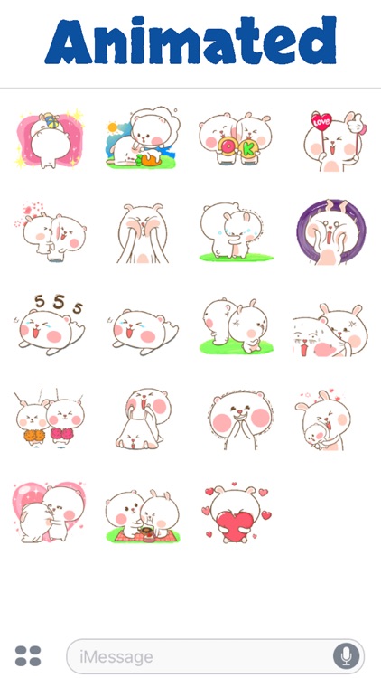 Bear and Rabbit Love Animated screenshot-3