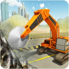Activities of Heavy Excavator - Stone Cutter an Extreme Duty