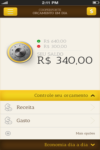 Orçamento em Dia Cooperforte screenshot 3